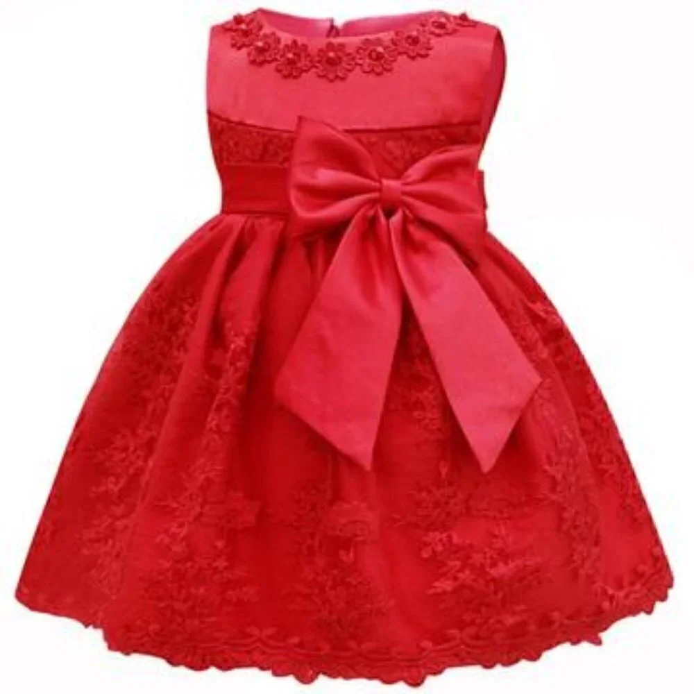 HG Princess Red Lace Girl's Dress, Size 2T, NWT